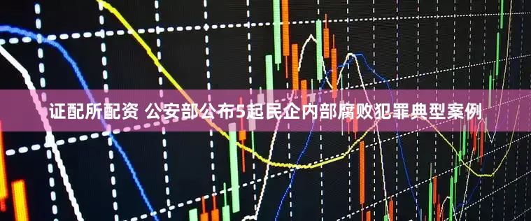 证配所配资 公安部公布5起民企内部腐败犯罪典型案例